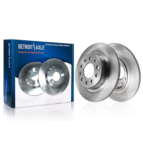 Detroit Axle - Rear Brake Rotors for Chevy Malibu Equinox Trax GMC Terrain Buick LaCrosse Envision Envista Regal TourX Sportback, Disc Brake Rotors Replacement: 11.34" inch Rotor