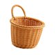 thumbnail image 2 of Cesta de almacenamiento tejida colgante, cesta organizadora de baño, decoración del hogar, cocina Marrón oscuro, 2 of 9