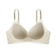 thumbnail image 6 of WCJM Beige Women's Ice Sports Thin Breathable Underwear Jelly Glue Back Women's Underwire Bra, 6 of 6
