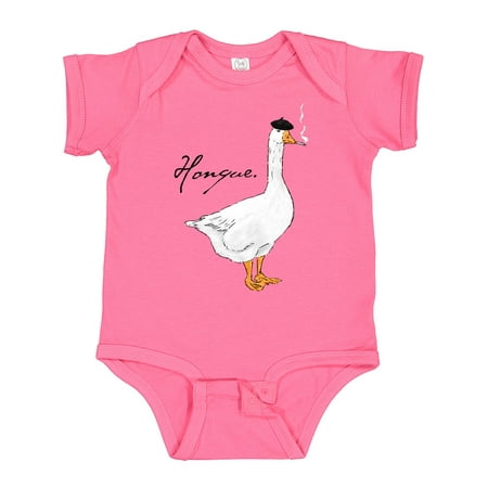 

Inktastic French Goose says Honque! Boys or Girls Baby Bodysuit