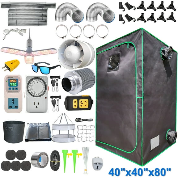 Imeshbean Waterproof Tent Upgraded Complete Grow Kit