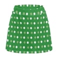 thumbnail image 5 of Yuyamidu Green Polka Dots Women's Tennis Skirt Size XL Fashion High Waist Athletic Golf Short Skirts Workout Running Shorts with Pocket and Built in Shorts, 5 of 8