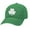 Irish Green, variant on St. Patrick's Day Lucky Clover Embroidered Unisex Adjustable Hat Baseball Cap, Irish Green