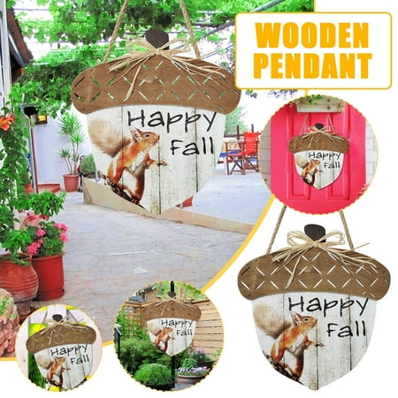 

Big Deals Items Dvkptbk Wooden Pendants Decorations Autumn Wooden Crafts