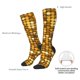 thumbnail image 4 of Fotbe Bright Shiny Golden Calcetas Divertidas Estampadas para Hombre y Mujer, Calcetas de Algodón hasta la Rodilla para Caminar, Correr, Enfermería y Embarazo, 4 of 6
