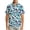 Leaves, variant on Men's Dry Fit Polo Shirt with Hawaiian Print Moisture Wicking Short Sleeve Top for Casual & Beach Wear M-XXL