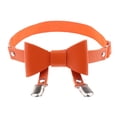 thumbnail image 2 of Liga De Pierna De Muslo Arnés De Cuero Artificial Con Bowknot Tirante De Calcetines Estancia De Camisa naranja Baoblaze Correa elástica, 2 of 6