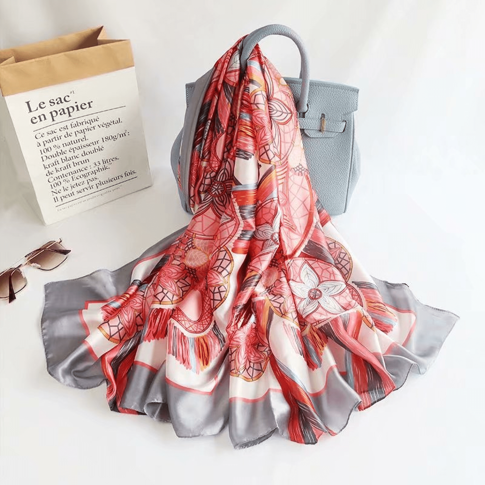 NUWEERIR Womens 100% Large Mulberry Silk Scarf Long Satin Scarf Fashion  Designer | Womens 100% Large Mulberry Silk Scarf Long Satin Scarf Fashion  Designer Scarf Lightweight Wraps, 2022517-16 | vladatk.gov.ba