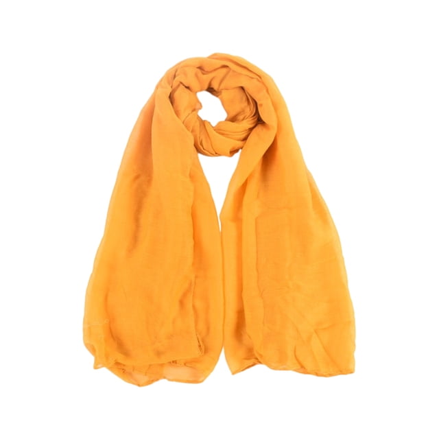 Qarigey Bufandas de moda para mujer, bufanda lujosa y versátil para la cabeza, bufanda Hijab, bufandas, bonitos regalos Accesorios de disfraces cúrcuma