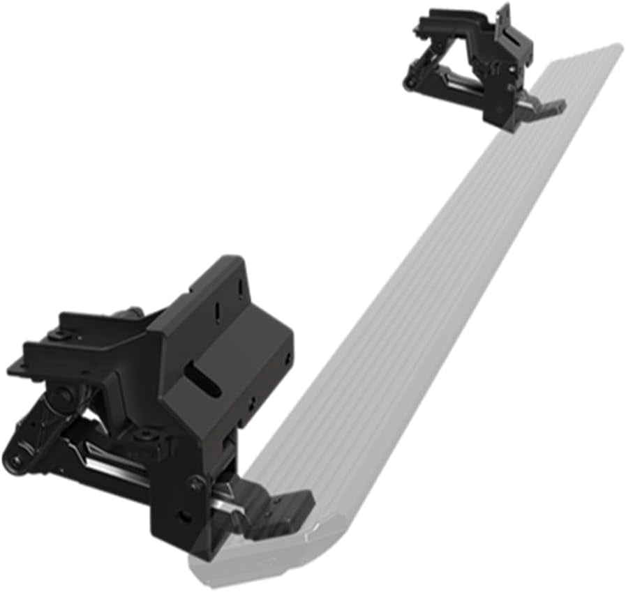 Black Horse Elite Retractable Power Board Black Compatible with 2016-2023 Toyota Tacoma Access Cab-PWBR3463
