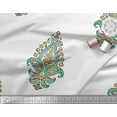 thumbnail image 2 of Soimoi Cotton Jersey Fabric Floral & Paisley Block Print Sewing Fabric Yard 58 Inch Wide, 2 of 3