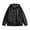 Black, variant on Cmtiyu Denim Jacket for Women, Long Sleeve Drawstring Button Hooded Denim Jackets, Oversized Casual Outerwear Jean Jacket Coat with Pockets, S-2XL