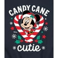 thumbnail image 3 of Disney - Minnie Candy Cane Cutie - Men's Crew Fleece Sweatshirt Sweatshirt, 3 of 5