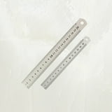 Stainless Steel Ruler Set for Measurement with Double Scale Mark Silver ...