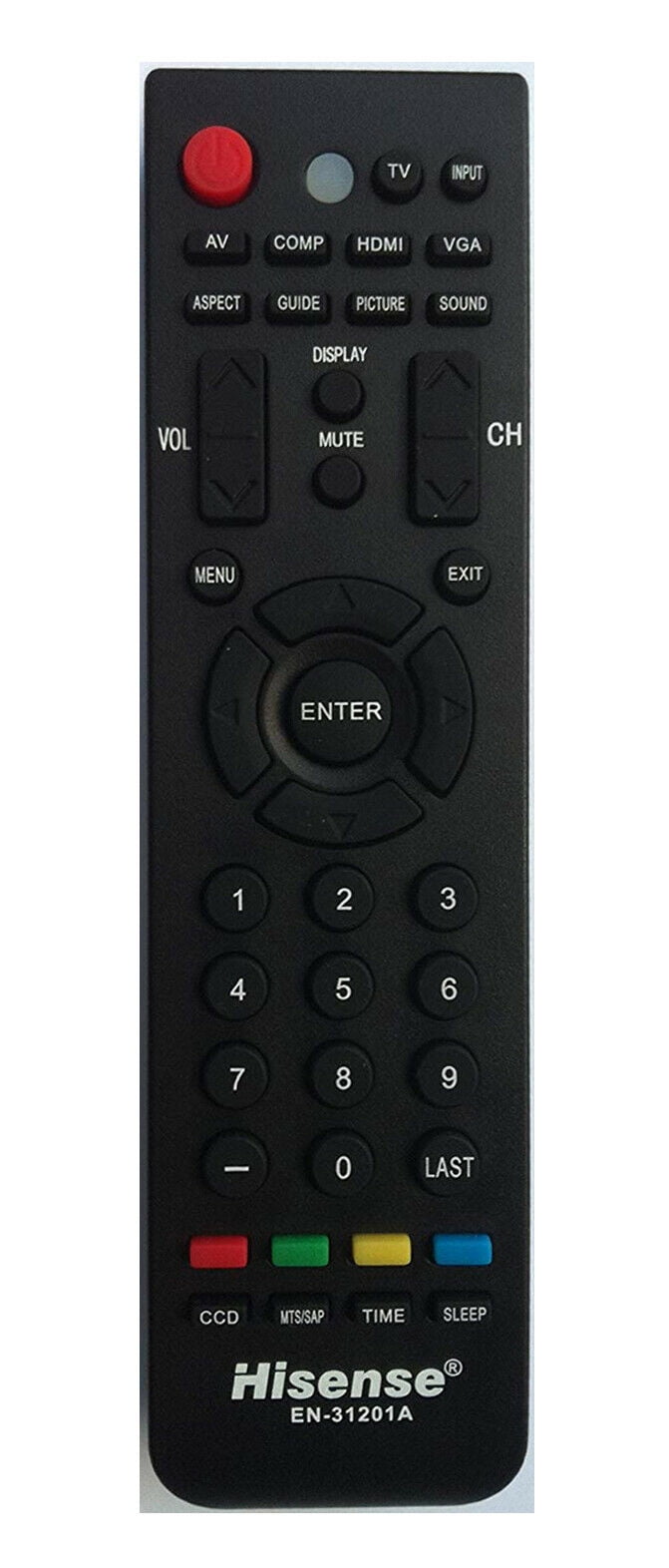 Genuine Hisense EN31201A TV Remote Control Compatible with Hisense TVs