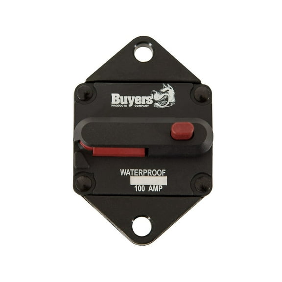 Buyers Products 100 Amp Push-to-Trip Circuit Breaker
