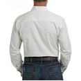 thumbnail image 2 of Cinch Men's Modern Fit Solid Cream Long Sleeve Button Down Western Shirt Cream Medium, 2 of 4