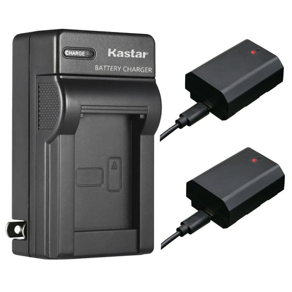 Kastar 2-Pack USB-C Battery and AC Wall Charger Replacement for Sony Alpha 9 α9, Alpha A9 / ILCE-9, Alpha A 9, Alpha 9R α9R, Alpha A 9R, Alpha A9S α9S, Alpha A9 II A9II α9 II Α9ii Mirrorless Camera
