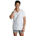 thumbnail image 2 of Fruit of the Loom Premium Men's V-Neck Undershirts, 4-Pack, 2 of 11