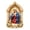 A, variant on Christmas Nativity Bell Ornament, Religious Scene Hanging Decoration with Decorative Frame for Christmas Tree and Seasonal Home Display