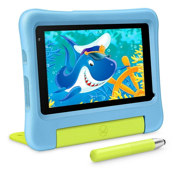 Vankyo S7 Kids Tablette, 7 Pouces, Android OS, Tablette WiFi, 32GB ROM, Kid-Proof Cas, Blue