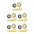 thumbnail image 2 of Transemion Single 1 Speed Cassette Cog Durable Fixed Gear Conversion Set for 7-10s Hubs Gold 17T 5Set, 2 of 6