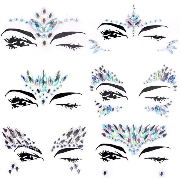 Mermaid Makeup Face Gems Saubhaya Makeup