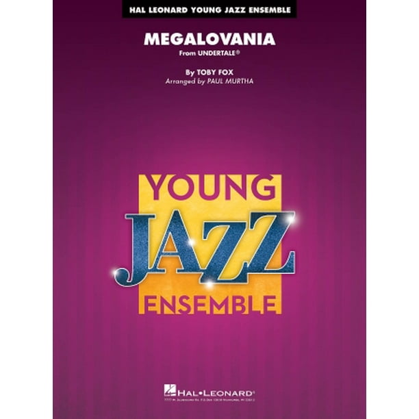 Megalovania From The Video Game Undertale Toby Fox Young Jazz Jazz Ensemble Sheet Music Songbook Walmart Com