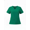 thumbnail image 6 of Dodo - Women's V-Neck Hunter Green Scrub Top - Comfortable Workwear - 2XL, 6 of 7