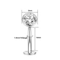 thumbnail image 4 of 14G Titanium Floating Belly Button Rings for Women Flat Back Belly Rings 14mm Belly Piercing Jewelry, 4 of 5