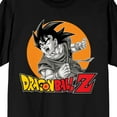 thumbnail image 2 of Dragon Ball Z Black and White Character on Black Short Sleeve Adult T-Shirt-3XL, 2 of 3