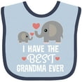 thumbnail image 3 of Inktastic Grandchild Best Grandma Ever Boys or Girls Baby Bib, 3 of 4