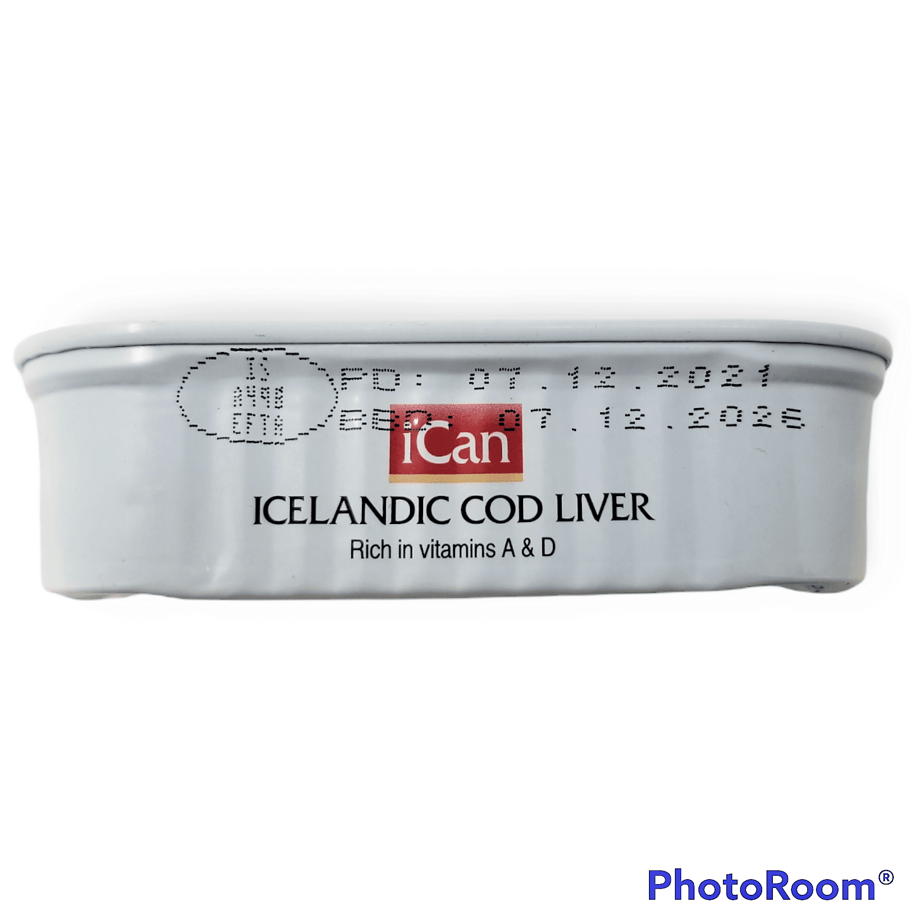 ICan Icelandic Cod Liver in Own Oil Flavor:Natural Size:Pack of 6