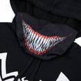 thumbnail image 4 of Marvel Venom Symbol Hoodie with Built-in Smile Face Mask Gaiter-Small, 4 of 4