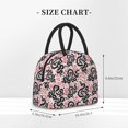 thumbnail image 2 of Pofeuu Black Snake Print Lunch Bag for Adult Insulated Lunch Box,Leakproof Cooler Food Lunch Containers Reusable High Capacity Lunch Tote Bags-One Size, 2 of 6