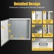 thumbnail image 5 of Yeshouse Caja de conexiones eléctricas de acero, impermeable y a prueba de polvo, tipo NEMA, con cerraduras de seguridad y placas de montaje, ideal para instalación en pared, interior y exterior, 5 of 8