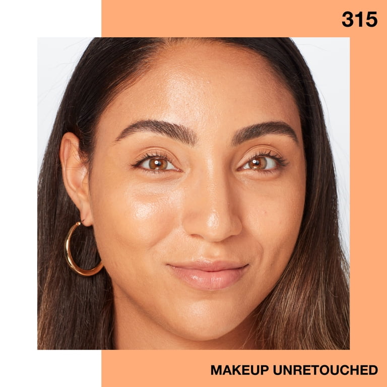 Maybelline, Foundation, Fit Me Dewy and Smooth SPF 18, Soft Honey