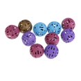thumbnail image 4 of perfeclan 3x100Pcs Colorful Hollow Filigree Ball Spacer Beads for Jewelry Making 8mm 3 Pcs, 4 of 9