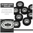 thumbnail image 4 of WEUVEB 4Pcs U Groove Sliding Gate Roller Wheels with Steel Bearings for Home Door Track Use, 4 of 6