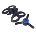 thumbnail image 4 of Automatic Rotation Watering Nozzle, Convenient Plastic 360° Trifurcate Lawn Sprinkler  For Vegetable Watering, 4 of 8