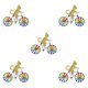 thumbnail image 2 of Injueey Plastic Windmill Pinwheel Wind Kids Party Garden Decor Lawn Toy Type2 NO2, 2 of 6