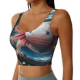 thumbnail image 2 of Fotbe Bubbles Axolotl Fantasy Sujetador Deportivo Largo sin Aros para Mujer con Almohadillas y Soporte Medio, Transpirable y Absorbente, Camiseta Tipo Chaleco o Tank Top-Small, 2 of 8