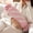 Pink, variant on YuanGuangQ Christmas Candy Shaped Throw Pillow, Plush Cushion Pillow for Holiday Decoration, Soft Decorative Accent for Sofa, Bed, Couch, Living Room Holiday Home Decor