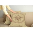 thumbnail image 2 of Ambesonne Vintage Throw Pillow Cover 2 Pack, Antique Roman Sun Stone, 16", Pale Brown, 2 of 7
