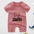 thumbnail image 2 of UngA 2t Boys Clothes Toddler Baby Boy Outfit Short Sleeve Graphic Print T Shirt and Stretch Shorts Summer Clothes Clothes for Kids(Pink,3-6 Months), 2 of 4