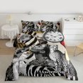 thumbnail image 2 of Feelyou Fashion Black Girl Twin Comforter Sets, Leopard Wildlife Bedding Set, 2 Pieces, 2 of 8