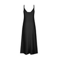 thumbnail image 5 of clear 50% off Usmixi Summer Dress Summer Dress Women Casual Plus Size Dresses Tie-dye Gradient Crewneck Pockets Sleeveless Maxi Long Dress Plus Size Womens Dresses Sundresses for Women Navy XXXL, 5 of 6