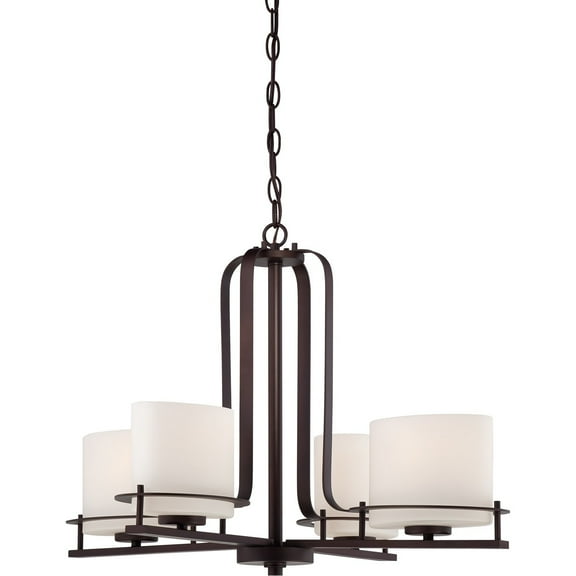 Nuvo Lighting Nuvo Loren 4-light Venetian Bronze Chandelier