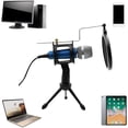 thumbnail image 5 of Condenser Recording Microphone 3.5mm Plug and Play for Mac PC Android Gaming (Blue), 5 of 7