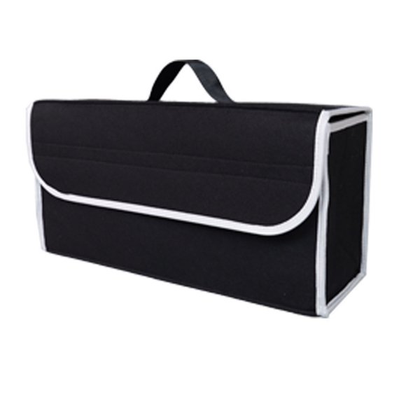 Hearth & Gear Organisateur de Coffre Cargo Pliable Caddy Rangement Affaissement pour Camion VUS Coffres pour Rangement Housse de Cargo Semi-Boue 24 X 36 Voiture Organiser Organisateur de Coffre VUS avec Housse Organisateurs de Siège Arrière et
